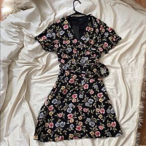 Pagani Floral Wrap Dress
